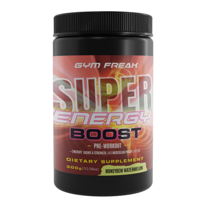 Super Energy Boost – Pre-Workout Powder with B-Vitamins & Antioxidants