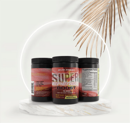 Super Energy Boost – Pre-Workout Powder with B-Vitamins & Antioxidants