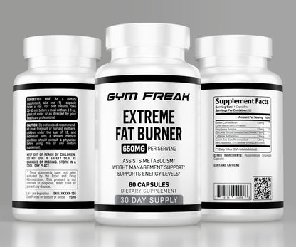 Extreme Fat Burner with Green Tea, Garcinia & Raspberry Ketones